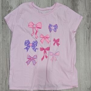 The Children's Place Light Pink Bow Graphic Tee